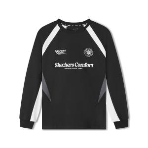 Skechers Футболка унисекс угольно-черная Carbon Black