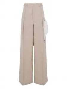 Брюки TYRA со складками Cuanna, бежевый