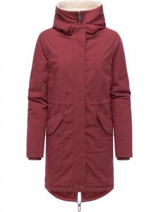 Ragwear Зимнее пальто Coogle YOUMODO винно-красного цвета