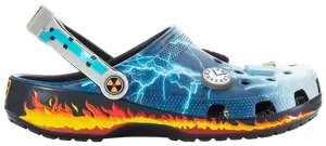 Классические сабо Back to The Future x Crocs, синий