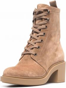 Женские стильные ботинки YDN, закрытый носок, шнуровка, ботильоны на щиколотку, устойчивый средний каблук, для вечеринок и повседневной носки, размеры 4-15 US, Pink