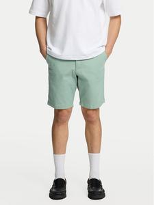 Шорты облегающего кроя из ткани Miles 16092329 Selected Homme, зеленый
