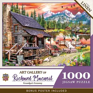 Галерея шедевров - пазл из 1000 деталей "Побег дедушки" Masterpieces Puzzles, multicolor