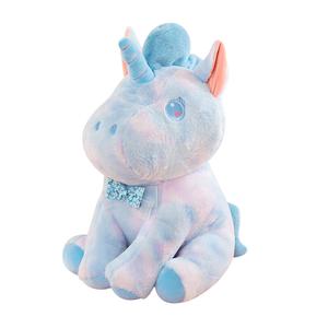 Плюшевая кукла разноцветный единорог, высота 28см/40см/55см/75см JIZHUAN