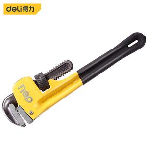 Deli сверхмощный трубный ключ, трубный ключ, ключ для водопроводных труб, плоскогубцы для водяного насоса, 10 дюймов, DL2510 по индивидуальному заказу