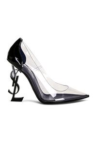 Opyum Туфлиs Saint Laurent, Nero & Transparent