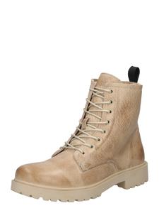 Ботильоны на шнуровке BLACKSTONE Kajsa WL02, темно-бежевый