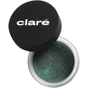 Блестящие тени для век зеленая вода 884 Claré Clare Makeup, 1,5 гр