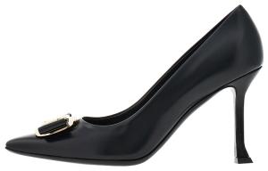 Новые кожаные туфли Vara 85 мм Ferragamo, Black