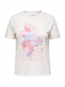 ONLY Carmakoma Футболка 'CARNIKO' в светло-сером цвете