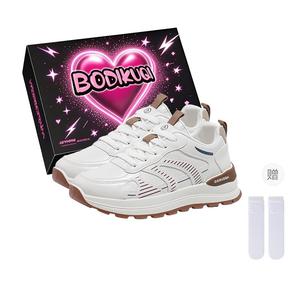 Boldi Kuki Женские повседневные низкие кеды Brown (эксклюзивная коробка+носки), цвет Brown (Exclusive Box+Socks)