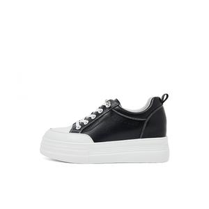 COMELY Повседневные туфли женские низкие цвета экрю/черный