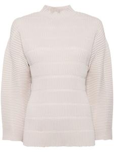 Pleats Please Issey Miyake джемпер Jiggly, нейтральный цвет