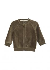 Толстовка с капюшоном на молнии s.Oliver, оливковый