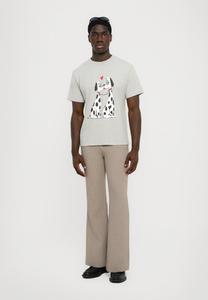 Футболка Carne Bollente THE POOCH SMOOCH, Melange Grey/Grey