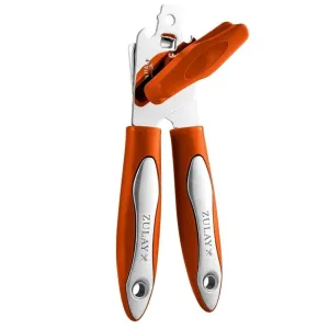 Прочная открывалка для консервов с широкой рукояткой и гладкими краями, 2 в 1 Zulay Kitchen, Cinnamon