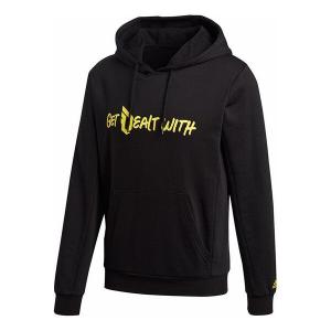 Толстовка adidas Alphabet Printing Basketball Sports Pullover Black, черный