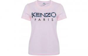 Женская футболка Kenzo, розовый