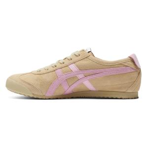 Onitsuka Tiger Кроссовки Patou x MEXICO 66 с противоскользящим покрытием, износостойкие, повседневные, унисекс, коричневые, розовые