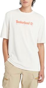 Timberland мужская футболка с защитой от ультрафиолета и принтом, White