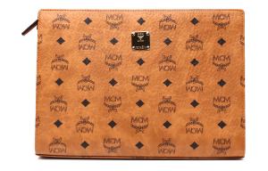 Основная клатч из ПВХ-кожи Visetos Original для женщин коричневый MCM