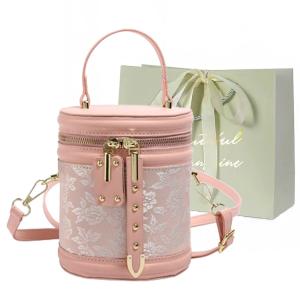 Сумка-ведро PU через плечо кроссбоди клатч повседневная женская JIANGLIDA черный с шоппером