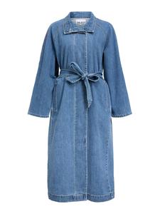 OBJECT Демисезонное пальто 'OBJTRINNA' в синем дениме