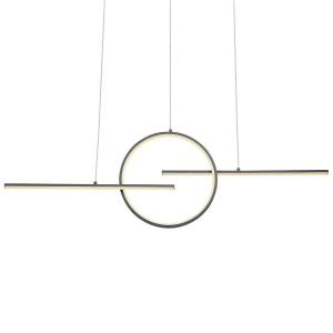 Светодиодный подвесной светильник Globo Lighting Barral, серый