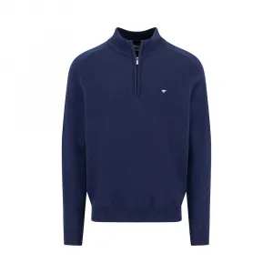 Свитер Fynch Hatton 1511656 half zip, синий