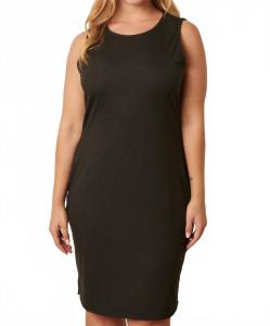 Черный мини-сарафан с резинкой Mittoshop