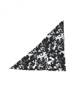 Скрытый шарф феминистский и экологичный дизайн Rodebjer, черный