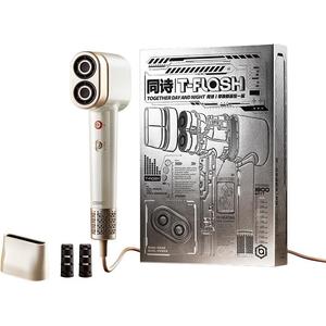 Фен T FLASH Dual Tube для дома плазменный уход за волосами быстрая сушка F8 для женщин T-FLASH, Milk Coffee