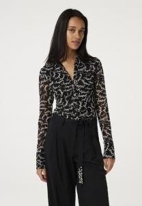 Блуза Fabienne Chapot Button-down blouse, Black