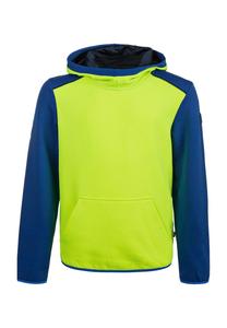 Толстовка FINK с капюшоном из быстросохнущих функциональных материалов ZIGZAG, цвет Safety Yellow