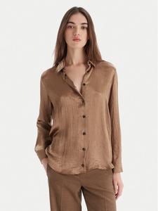 Рубашка regular fit Matita 2525116091 Marella, бежевый