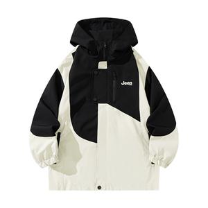 Школьные куртки Jeep, черные (3-в-1 утепленное пальто)