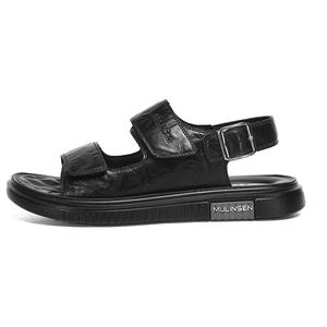 Mulinsen Пляжные сандалии мужские коричневые/чёрные, цвет Black