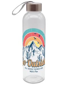 Geda Labels Бутылка для воды Go Outside синего цвета - 500 мл