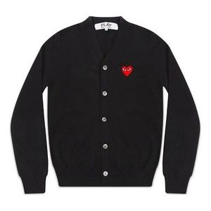Кардиган COMME des GARCONS PLAY Cardigan Red Emblem 'Black' AZ-N008-051-1, черный