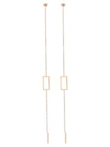 Adeliás Женские серьги из нержавеющей стали в золотом исполнении