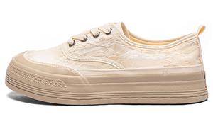 Износостойкие, легкие и дышащие низкие кроссовки для скейтбординга для женщин RENBEN, Beige