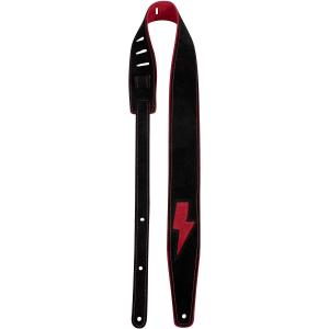 Замшевый ремень для гитары Perri диаметром 2,5 дюйма с мини-молнией, черный замшевый ремень длиной 2,5 дюйма. Perri's