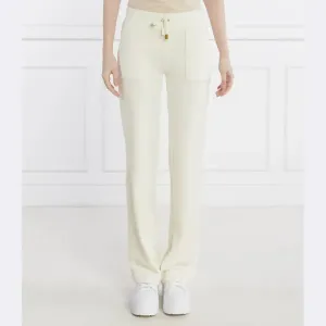 Классические спортивные брюки классического кроя Del Ray Juicy Couture, экрю