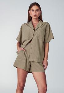 Блуза WILLA ZIMI BUTTON, Taupe/Nude