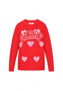 MYMO Свитер красного цвета