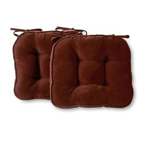Greendale Home Fashions Набор из 2 двусторонних подушек для стула Hyatt, цвет Burgundy
