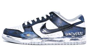 Nike Кроссовки для скейтбординга Dunk Abrasion Resistant Breathable Slip Resistant Low top Unisex Dark Blue