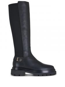 Santoni кожаные ботинки, черный