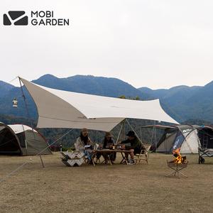 Mobi Garden NX20661014 шестиугольный навес, уличный зонт, пляжная палатка, непромокаемый тент, беседка, навес, палатка цвета слоновой кости, белый