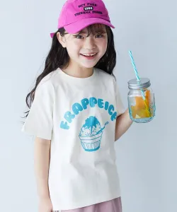 Футболка с коротким рукавом, 100% хлопок, с принтом силуэта коробки из лаборатории дьявола Devirock, цвет 005-Shaved Ice-Off White